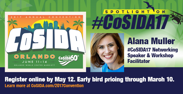 #CoSIDA17 Convention InSIDer: Featured Presenter Alana Muller Talks Networking